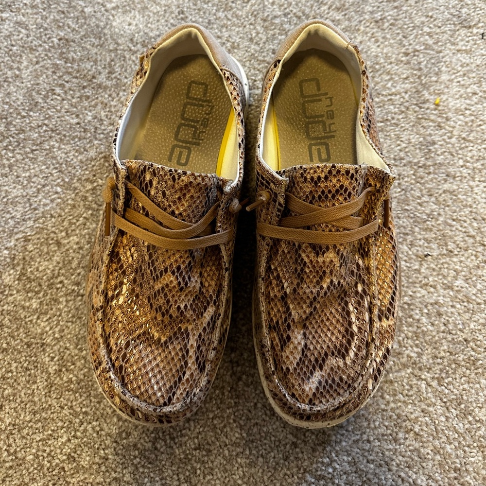 Snake Print Women’s Hey Dudes